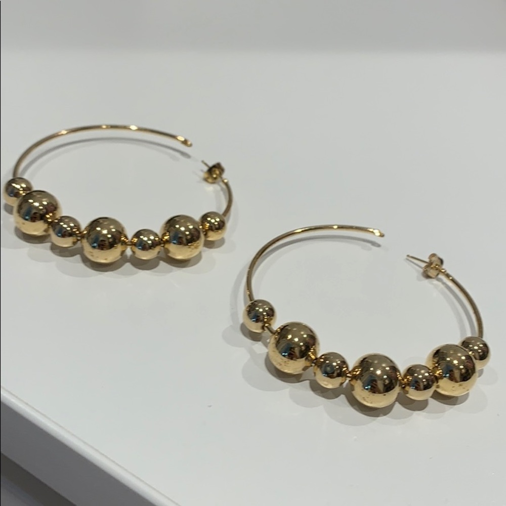 Costume gold hoops